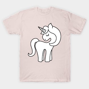 Shy Unicorn T-Shirt